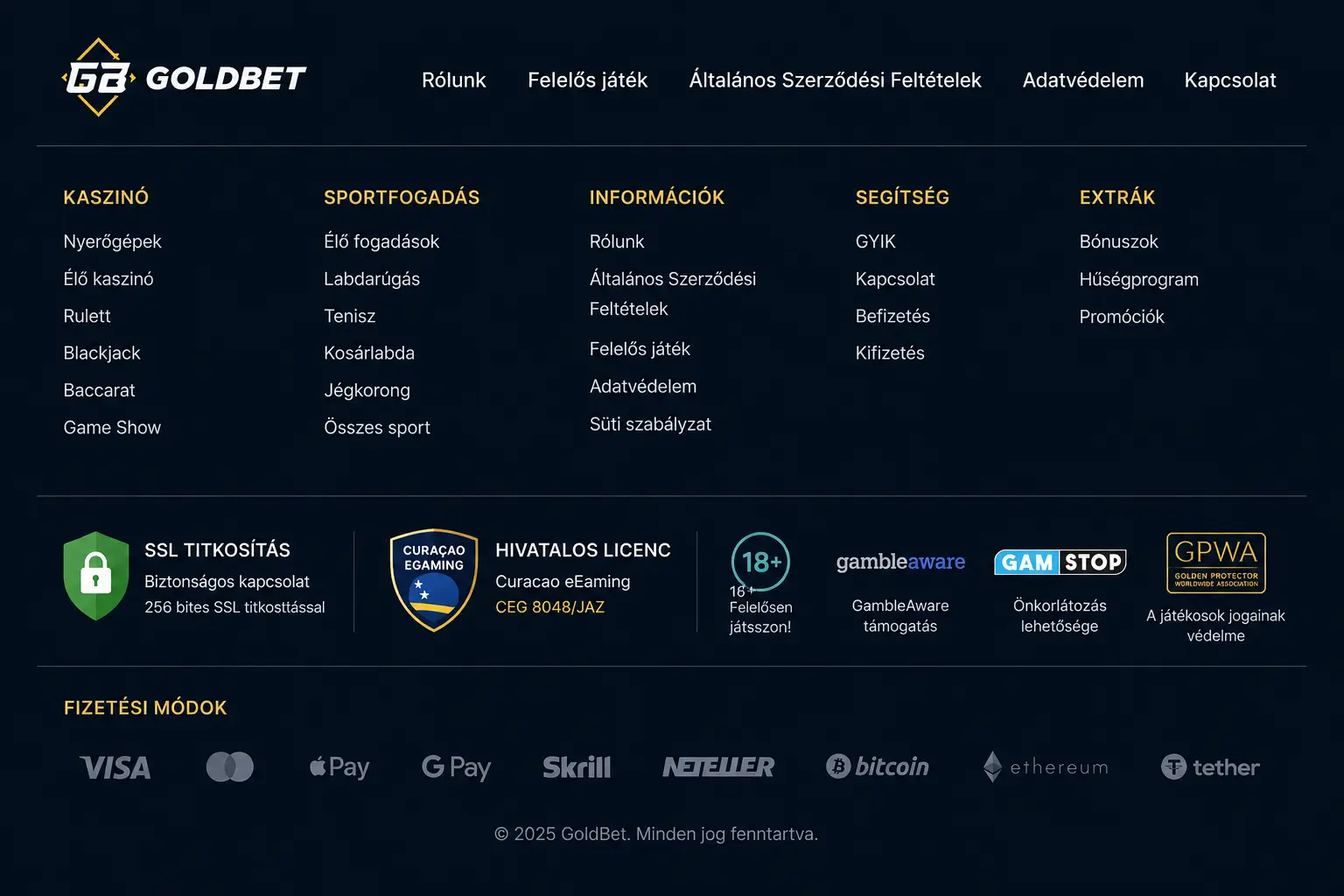 SSL titkosítási és licencelési ikonok