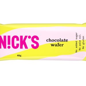Nick's csokoládés ostya hozzáadott cukor mentes, pálmaolaj mentes, gluténmentes